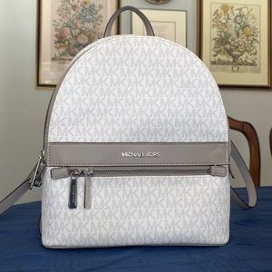 Michael Michael Kors Kenly Backpack Bright White
